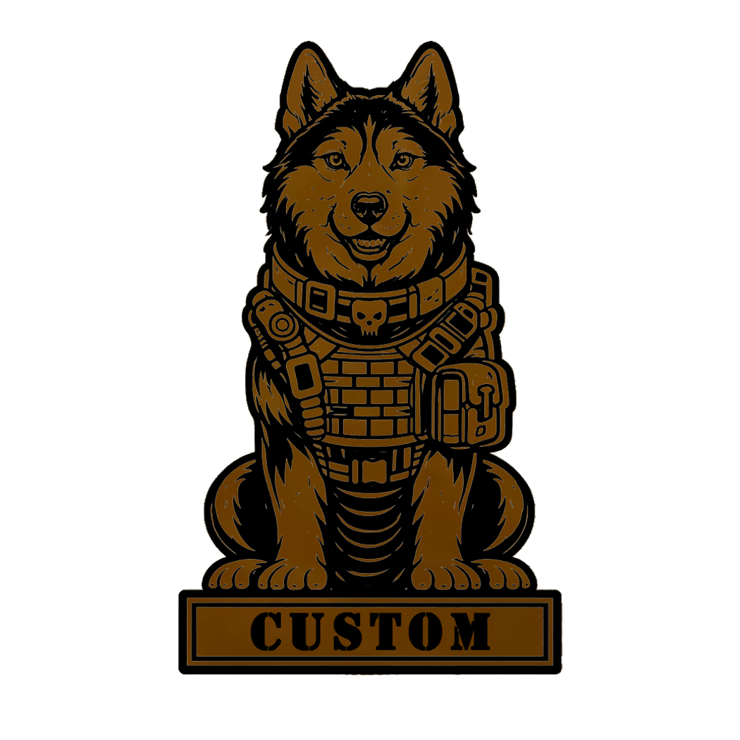 Personalized Tactical Dog Patch