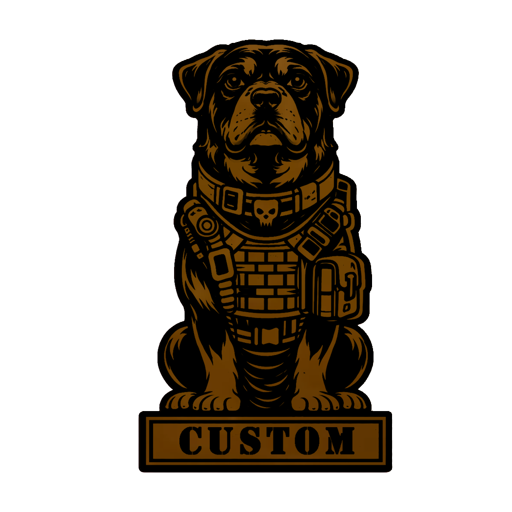 Personalized Tactical Dog Patch