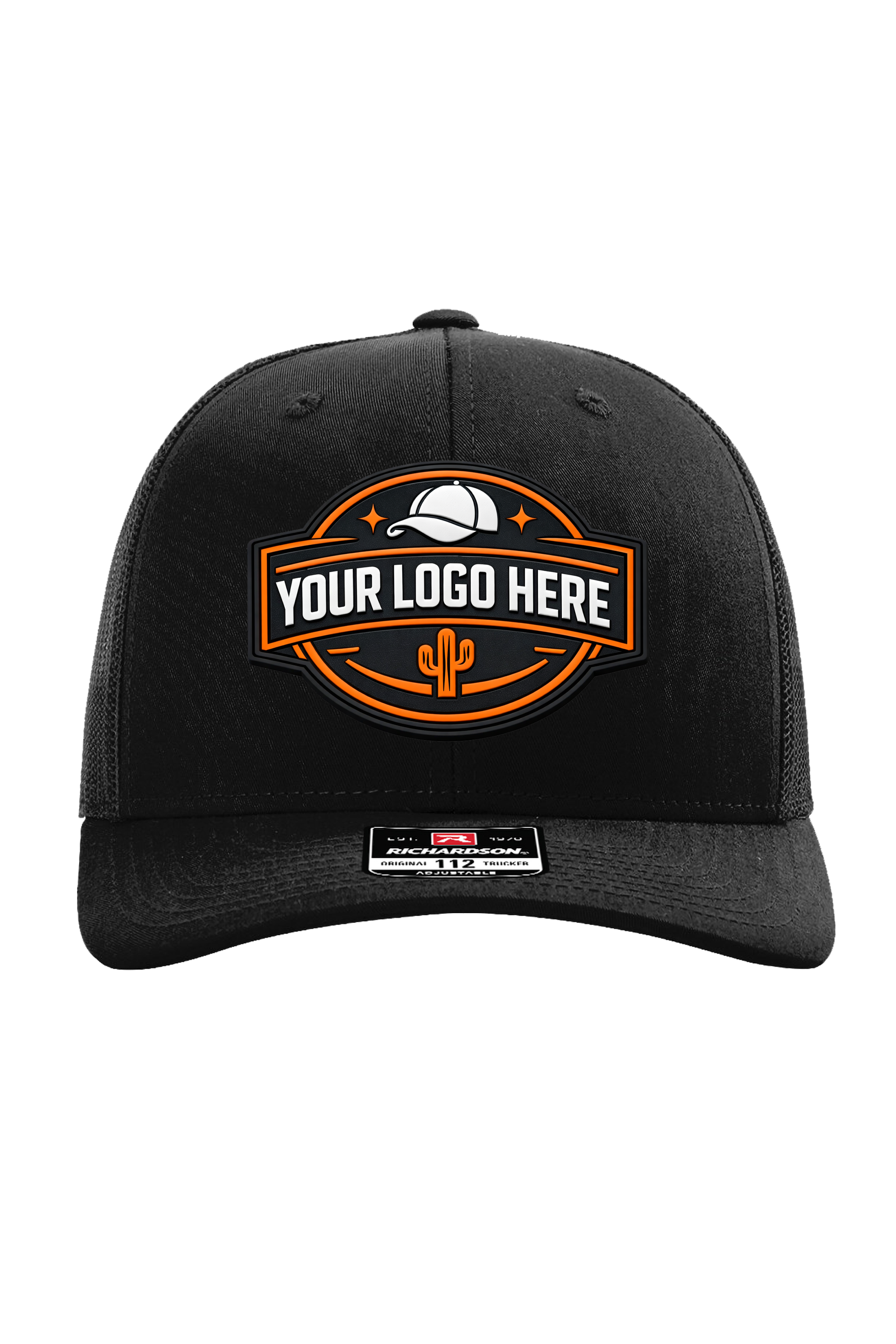 CUSTOM PVC PATCH RICHARDSON 112 TRUCKER CAPS