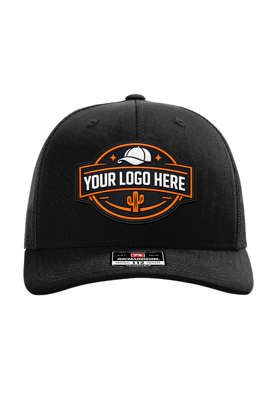 CUSTOM PVC PATCH RICHARDSON 112 TRUCKER CAPS