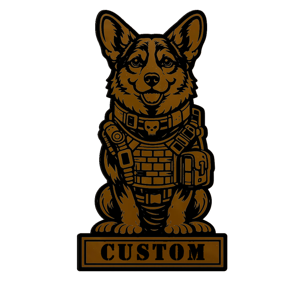 Personalized Tactical Dog Patch