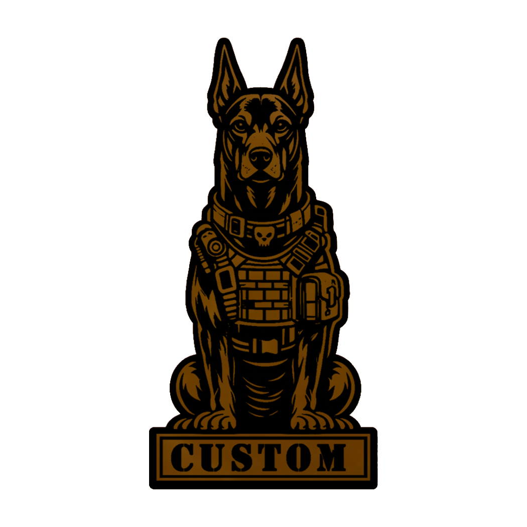 Personalized Tactical Dog Patch