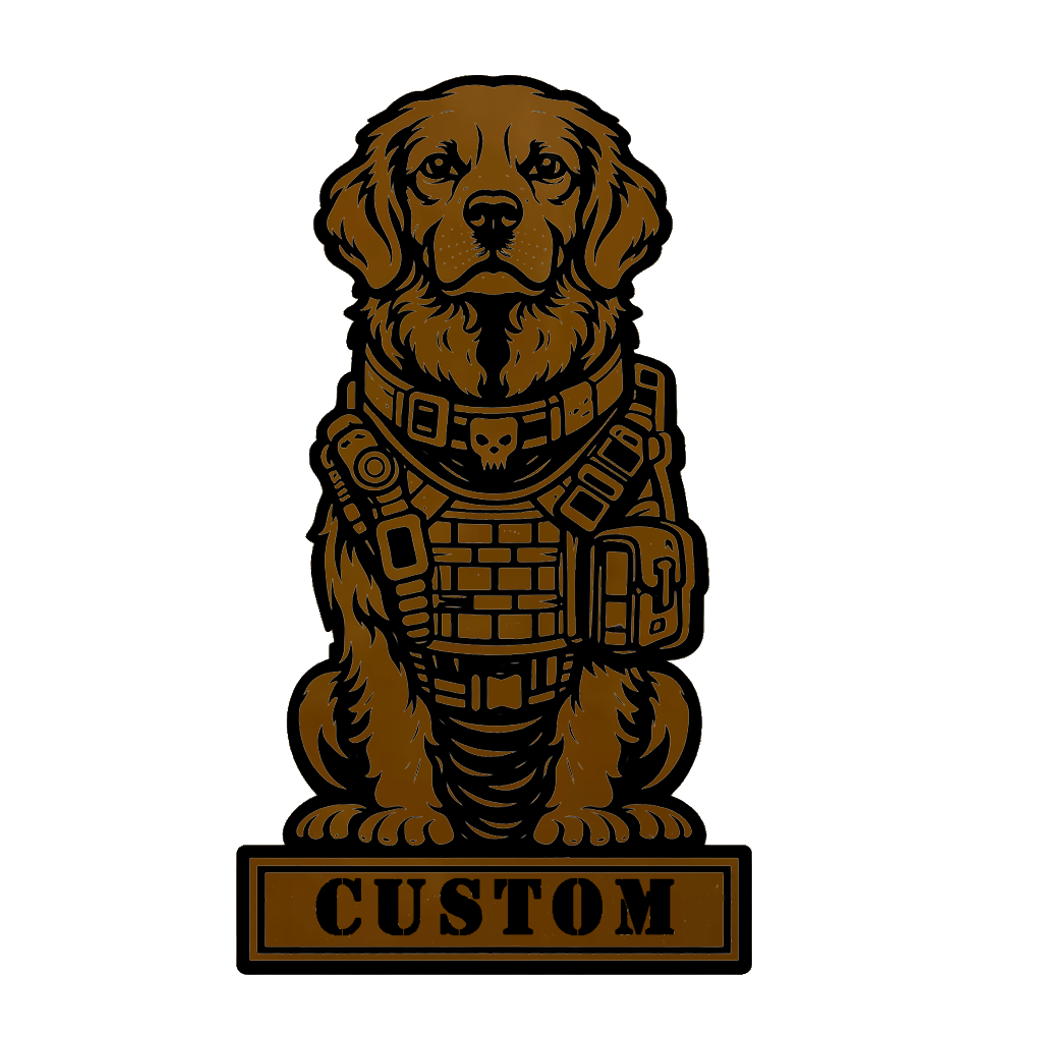 Personalized Tactical Dog Patch