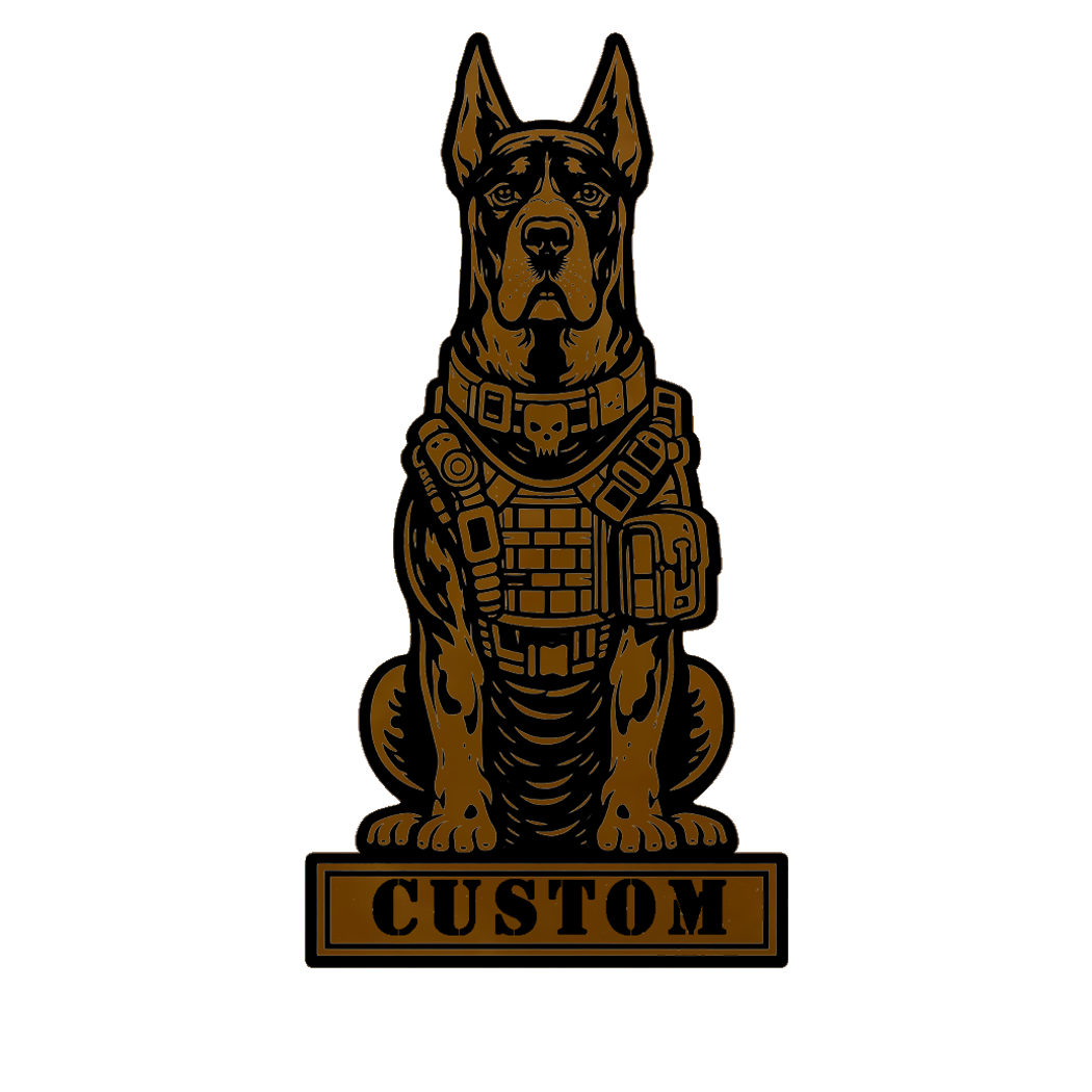 Personalized Tactical Dog Patch