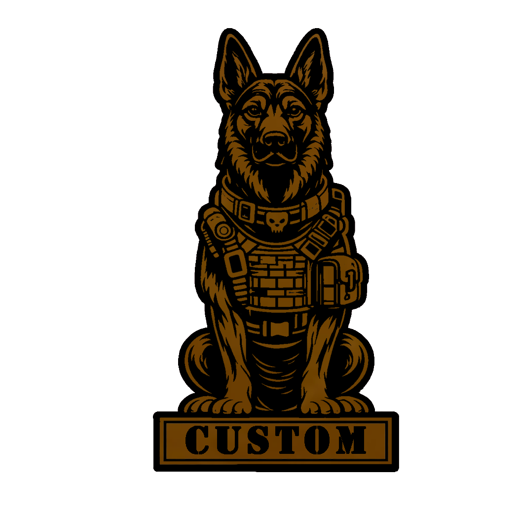Personalized Tactical Dog Patch